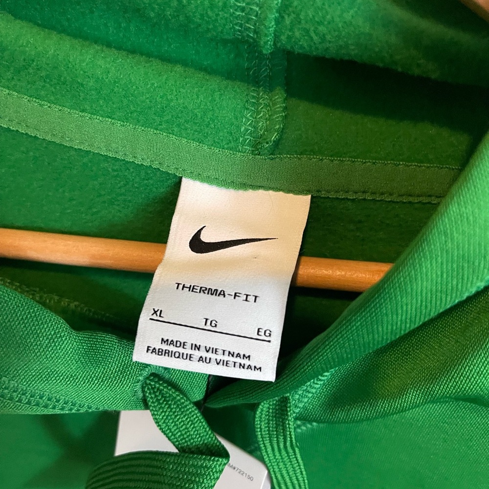 Nike X-Large Green Therma-fit Pullover Hoodie - Picture 3 of 4